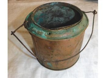 Very Old Copper Bucket