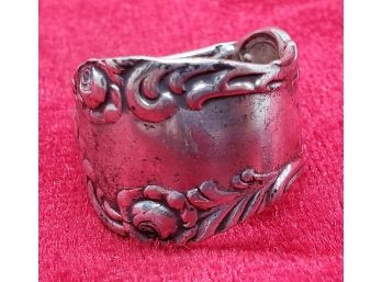 Size 7 1/2 Sterling Silver Spoon Ring