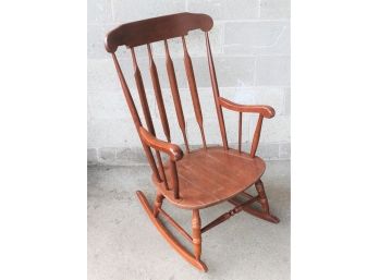 Vintage Wooden Rocking Chair By KLI - Made In Slovenia