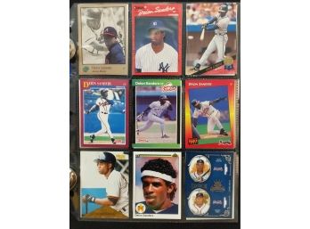 Yankees Deion Sanders Vintage Baseball Collectible Card