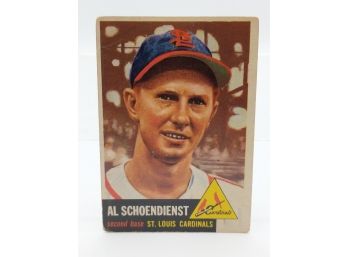 Al Schoendienst Vintage Baseball Collectible Card