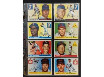 1955 Topps Singles Lot Vintage Baseball Collectible Card