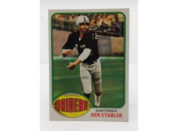 1976 Ken Stabler Vintage Football Collectible Card
