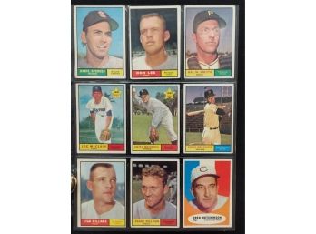 1961 Topps Singles Lot Vintage Baseball Collectible Card