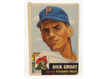Dick Groat Vintage Baseball Collectible Card