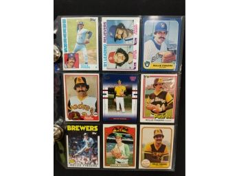 Brewers Rollie Fingers Vintage Baseball Collectible Card