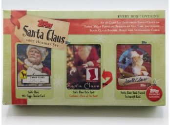 2007 Topps Sealed Santa Claus Holiday Card Set