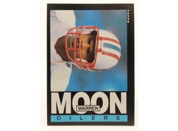 1985 Warren Moon Vintage Baseball Collectible Card