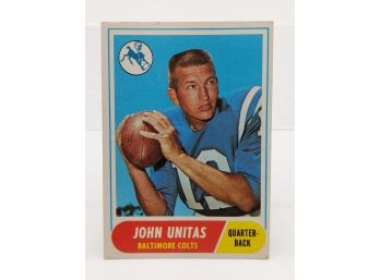 John Unitas Vintage Football Collectible Card