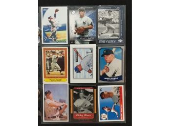 Yankees Mickey Mantle Vintage Baseball Collectible Card