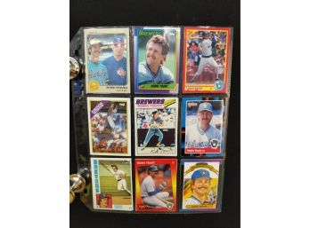 Brewers Robin Yount Vintage Baseball Collectible Card