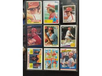 Reds Pete Rose Vintage Baseball Collectible Card