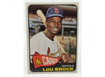 Lou Brock Vintage Baseball Collectible Card