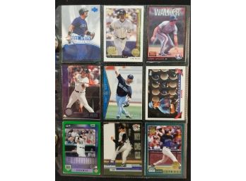 Expos Larry Walker Vintage Baseball Collectible Card
