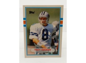 1989 Troy Aikman Vintage Football Collectible Card