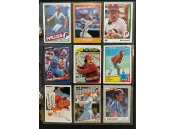 Phillies Mike Schmidt Vintage Baseball Collectible Card