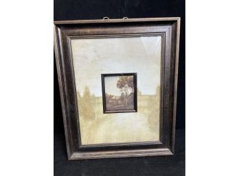 Art Print With Printed Mat In Frame - 'through The Woods'