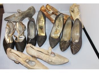 Ladies Antique Designer Fashion Shoe Lot