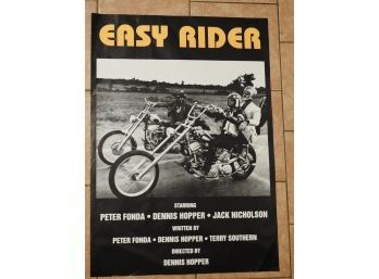 Vintage Full Size Easy Rider Movie Poster