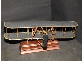 RARE 12 Inch Franklin Mint Wright Brothers Plane