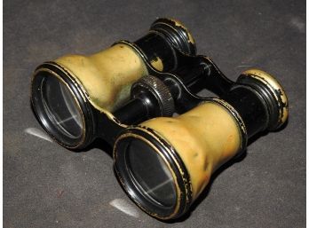 Old Lemaire Pabt Paris Brass Binoculars