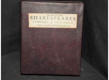 Shakespeare Book Set In Case With Other Old Books From 1800s