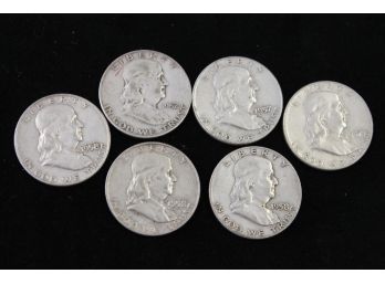 Franklin Silver Half Dollar US Coin Money Lot