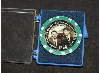 Vintage JFK Poker Chip
