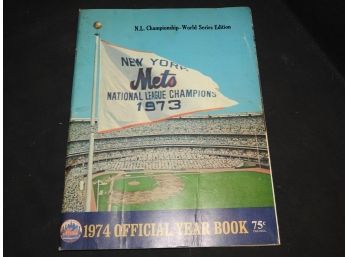 1974 New York Mets Official Yearbook
