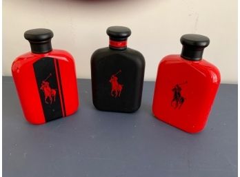 Lot: Three Bottles Of Polo - Intense, Extreme, Wood-Spicey
