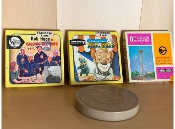Vintage 8 Mm Color Movies, Including Bob Hope, Behind The Big Top, And 1968 World's Fair