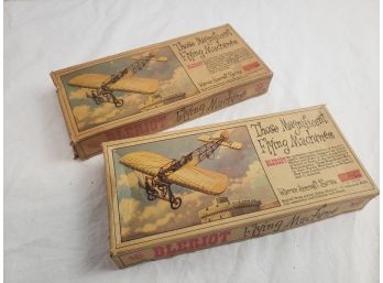 Rare Vintage Inpact Bleriot XI Flying Machines Airplane Model Kits 1:48 Scale