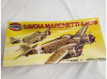 Vintage Airfix Savoia Marchetti SM79 Airplane Model Kit 1:72 Scale   #2