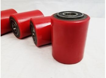 Eight Poly Load Rollers - New