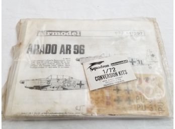 Vintage Squadron Airmodel Arado AR 96 Airplane Model Kit 1:72 Scale - Made In West Germany