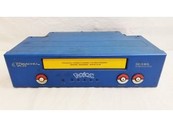 Vintage Pokemon Pikachu Special Edition VCR VHS Player PK240D  Eats Tapes- NEEDS REPAIR See Description
