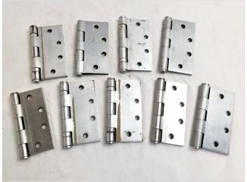 Nine 4.5' X 4.5'   Commercial Hinges