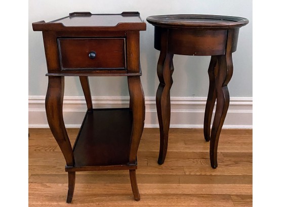 Pair Of Coordinating Ethan Allen Side Tables