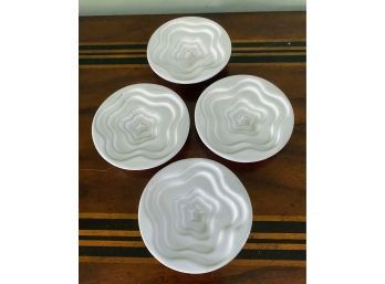 Set Of 4 Handmade Oil Dipping Dishes