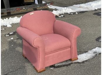 MIDCENTURY UPHOLSTERED ARMCHAIR