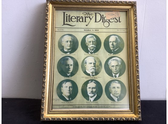 The Literary Digest 1931 In Frame