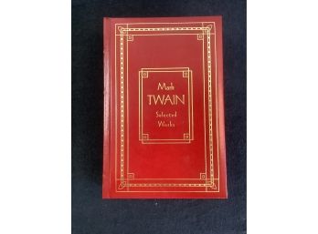 Mark Twain Selected Works Red Covered Book