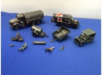 Military Toy Car Lot