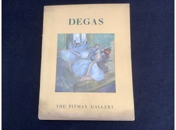 Degas The Pitman Gallery Art Book