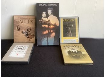 Musician DVD Lot- Eagles, Elton John, Simon & Garfunkel