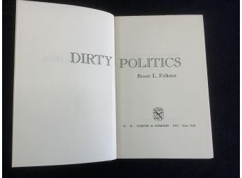 Dirty Politics Book With Black Cover