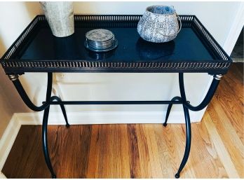 Lillian August Petite Occasional Table With Onyx Top