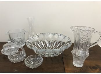 8 Pieces Of Sparkling Cut Glass