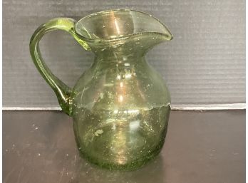 Vintage Olive Green Water/Juice Pitcher