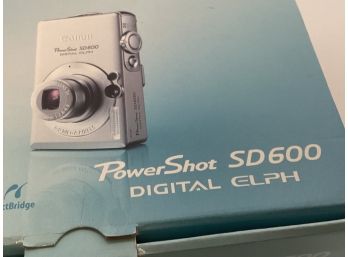 Canon PowerShot SD600 Digital ELPH (Package Contains Camera And Battery Charger)